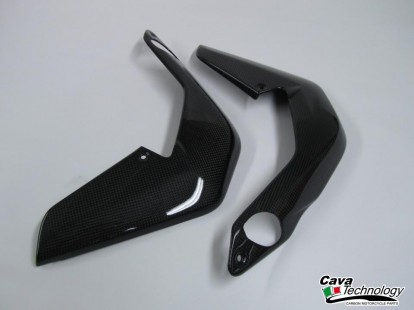 Fianchi Laterali Radiatore in carbonio per MV AGUSTA Brutale Dragster 
800