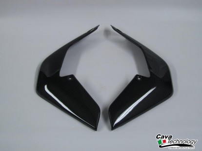 Fianchi Laterali Radiatore in carbonio per MV AGUSTA Brutale Dragster 
800